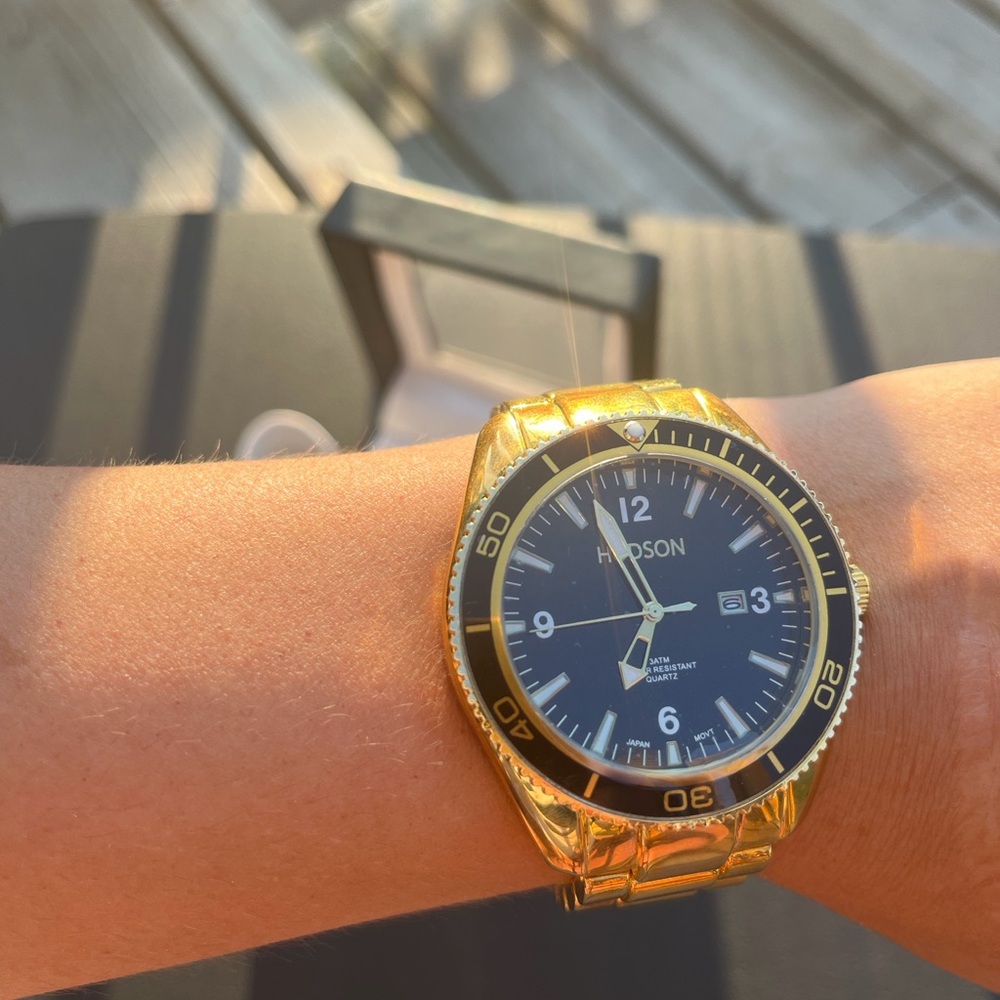 Hudson Stainless Steel  Japan Watch Untested